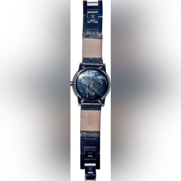 XS Jet Black Nixon Women's Daringly Edgy Bobbi Watch - Picture 7 of 8